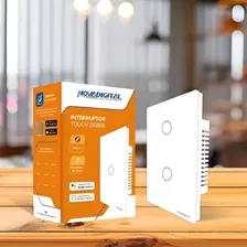 Novadigital Interruptor Touch 2 Botoes Led Zigbee Branco 127/220v Foto mini  2