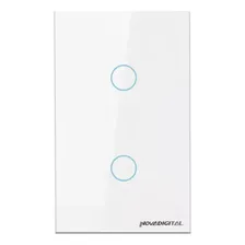Novadigital Interruptor Touch 2 Botoes Led Zigbee Branco 127/220v Foto  mini 1