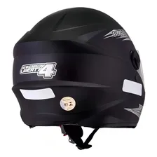Novo capacete Liberty Four Matte Black de design médio fechado Foto mini  2