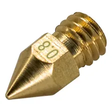 Nozzle Bico Hotend 1.75mm M6 0.8mm Foto mini 1