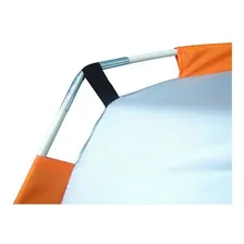 NTK Pampa barraca banheiro trocador de roupa camping cor branco e laranja Foto mini  2