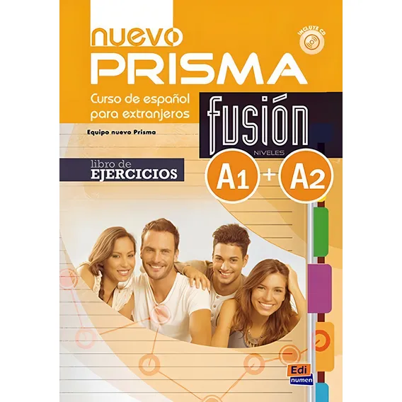 Nuevo prisma fusion A1+A2 - Libro de ejercicios, de Equipo Nuevo Prisma. Editorial Edinumen, capa mole em espanhol, 2014 Foto 1