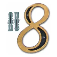 Numero Colonial Pvc Emave 8 Cartela 254 Foto mini 1