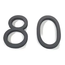 Numero Para Casa 16cm Preto Fosco Foto mini 3