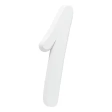 Número Residencial Para Casa 1 Branco 3d 22cm Foto mini 1