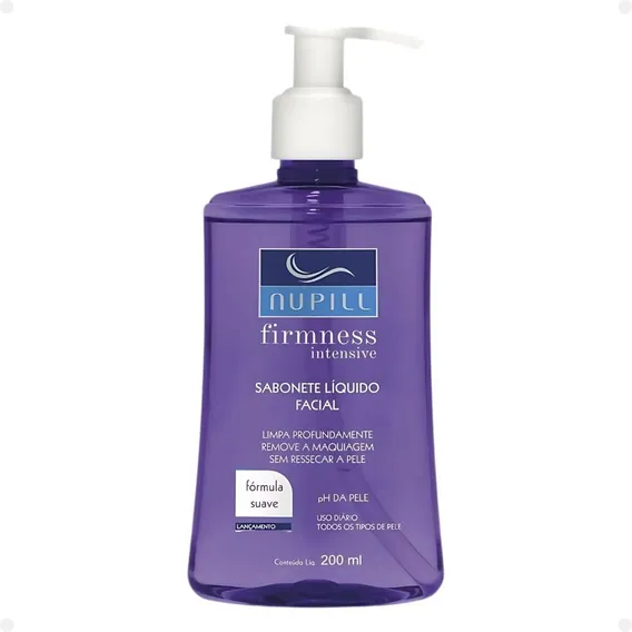 Nupill Firmness Intensive Sabonete Líquido Facial 200ml Tipo de pele Normal Foto 1