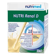 Nutri Renal D 200ml Nutrimed Kit Com 27 Unidades Sabor Baunilha Foto mini  2