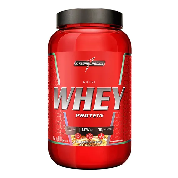 Nutri Whey Protein Cookies 900g Pote - Integralmedica Foto 1