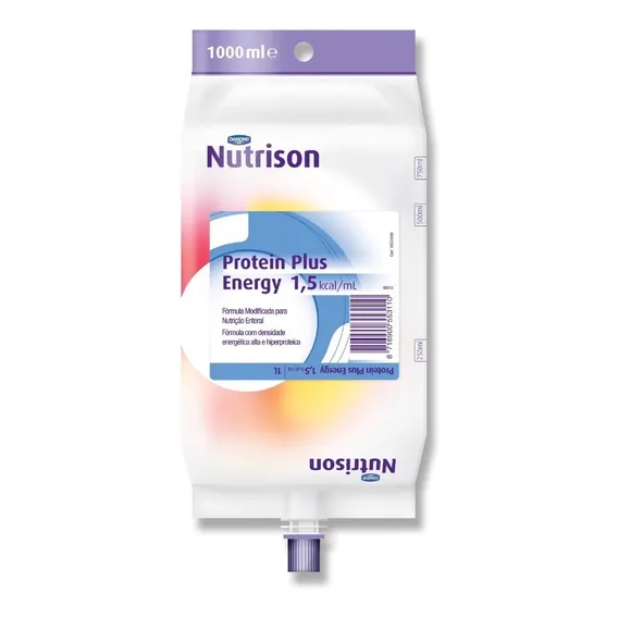 Nutrição Enteral Nutrison Protein Plus Energy 1000ml Sabor Sem sabor Foto 1