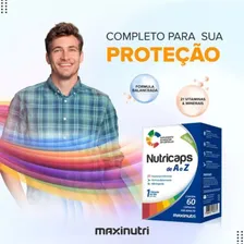 Nutricaps PolivitamĂnico De A Z Com 60 Cápsulas - Maxinutri Sabor Neutro Foto mini 3