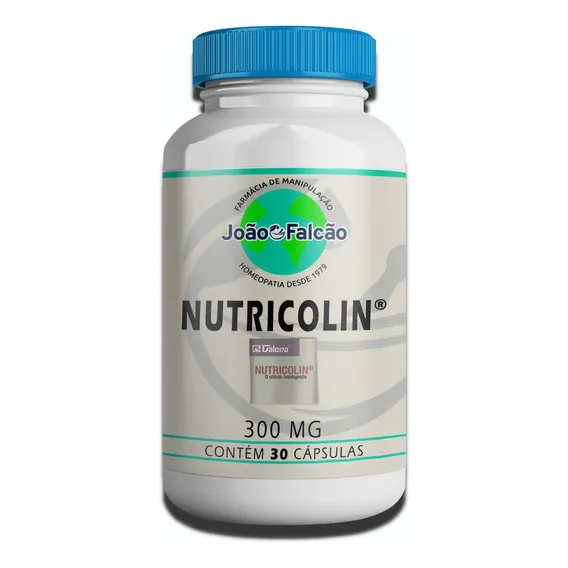 Nutricolin® 300mg (selo Autenticidade) 30 Cápsulas Sabor Natural Foto 1