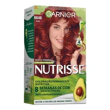 Nutrisse Rubi 6646 Louro Escuro Acobreado Vermelho Garnier Foto mini 1