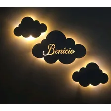 Nuvem Com Led Cor Branco Foto mini 1