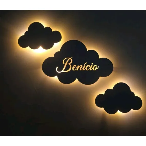 Nuvem Com Led Cor Branco Foto 1