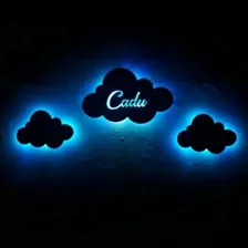 Nuvem Com Led Cor Branco Foto mini 3