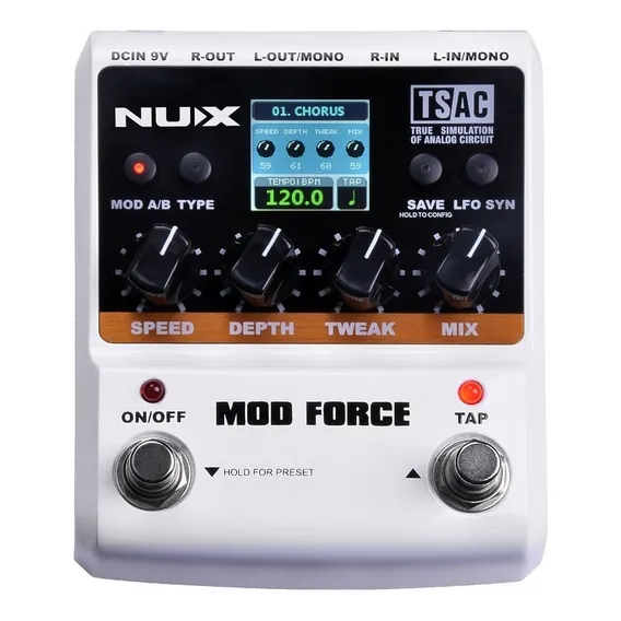 Nux Mod Force - Pedal de efeito de simulador Foto 1