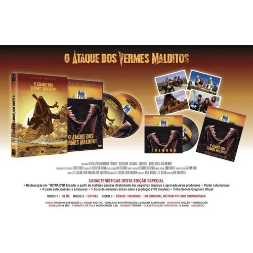 O Ataque Dos Vermes Malditos Ultra Encoder Dvd Foto 1