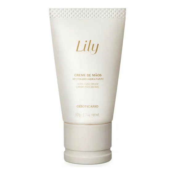 O Boticário Lily Creme De Mãos Acetinado 50g Foto 1
