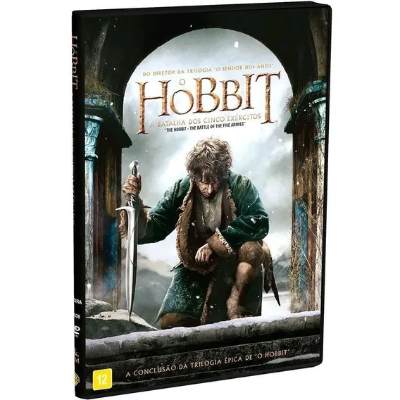 O Hobbit - A Batalha Dos Cinco Exércitos - Dvd Peter Jackson Foto 1