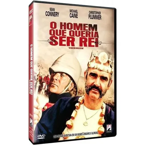 O Homem Que Queria Ser Rei - Dvd - Sean Connery - Michael Caine - John Huston Foto 1