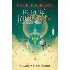 O ladrão de raios: Série Percy Jackson e os olimpianos (novas capas), de Rick Riordan. Série Percy Jackson e os Olimpianos, vol. 1. Editora Intrínseca Ltda., capa mole, edição 1 em português, 2023 Foto  mini 1
