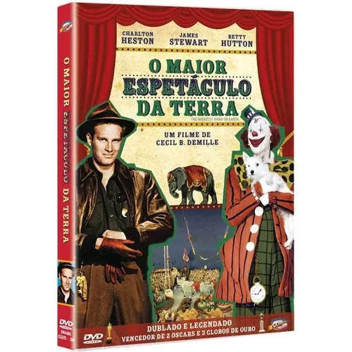 O Maior Espetáculo Da Terra - Dvd - Charlton Heston - Novo Foto 1