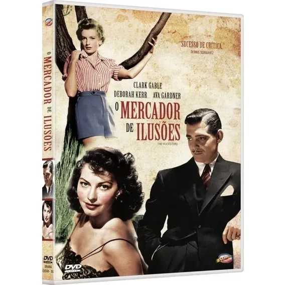 O Mercador De Ilusões - Dvd - Clark Gable - Deborah Kerr Foto 1
