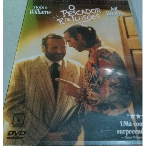 O Pescador De Ilusões Dvd Original Novo Robin Williams Foto 1