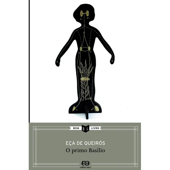 O primo Basílio, de Queirós, Eça de. Bom livro Editorial Ática, capa mole em português, 2015 Foto 1
