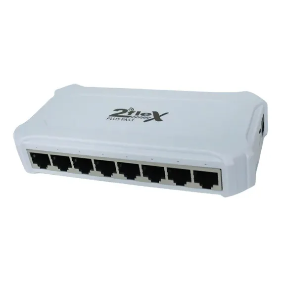 O Switch PoE Reverso Plus 3 portas PoE 1 Reverso 2Flex 2F-N1008PLUS Foto 1