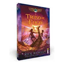 O Trono de Fogo: (Série As Crônicas Dos Kane), de Riordan, Rick. Série As crônicas dos Kane (2), vol. 2. Editora Intrínseca Ltda., capa mole, edição livro brochura em português, 2011 Foto mini  2
