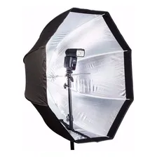 Octabox Softbox Universal 80cm P/ Flashes E Luz Continua Foto  mini 1