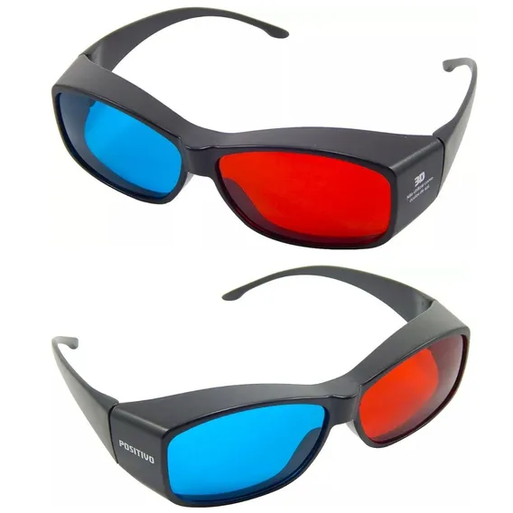 Óculos 3d Ultra Resistente Red Cyan Ótima Qualidade Foto 1