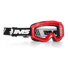 Óculos Antiembaçante Ims Light Motocross Trilha Enduro Verml Cor da armação Vermelho Foto  mini 1