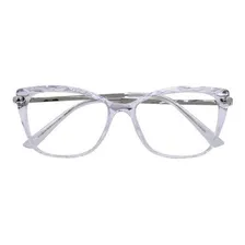 Óculos Armações Cristal Transparente Diamante Chic 52mm Foto  mini 1