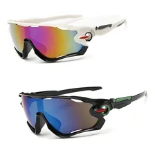 Óculos Bike Ciclismo Esportivo Corrida Uv400 Kit 2 Unidades Cor Espelhado Foto mini 1