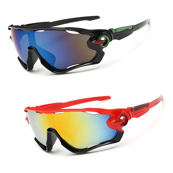 Óculos Bike Ciclismo Proteção Uv Mtb Speed Kit 2 Unidades Foto 1