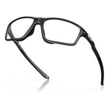 Óculos De Grau Oakley Crosslink Zero Refletive Collection Satin Black OX8076-0756 Foto mini 4