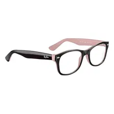 Óculos De Grau Preto C/ Rosa Infantil Ray-ban Ry1528 3580 Cor Preto E Rosa Foto mini  2