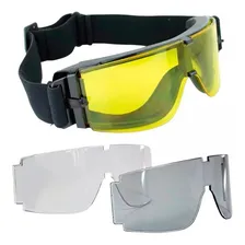 Oculos De Proteção Airsoft Rossi Tiro Esportivo Paintball Cor Preto Foto mini 1