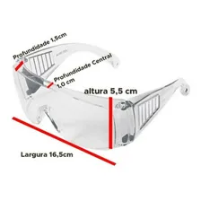 Óculos De Proteção Ampla Visão De Sobrepor Marca Super Safety Foto mini 4