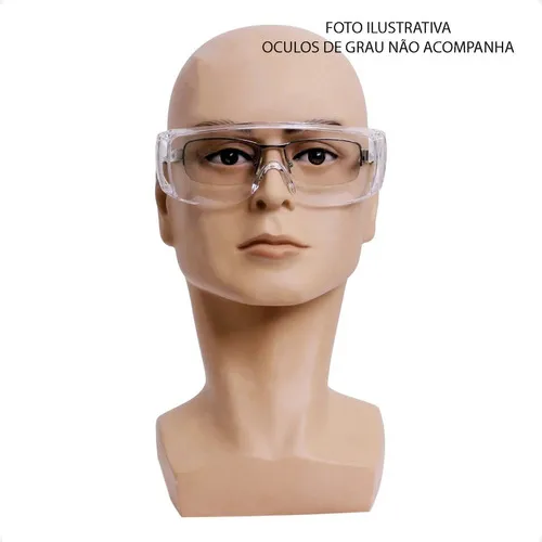 Óculos De Proteção Ampla Visão De Sobrepor Marca Super Safety Foto 1