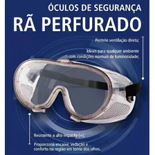 Óculos De Proteção Ampla Visão Perfurado Epi Industria Fabrica Incolor Kalipso Foto mini 2