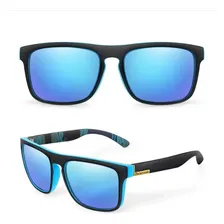 Oculos De Sol Com Lente Polarizada Pesca Bike Viagem Armação Preto/azul Lente Azul Foto  mini 1