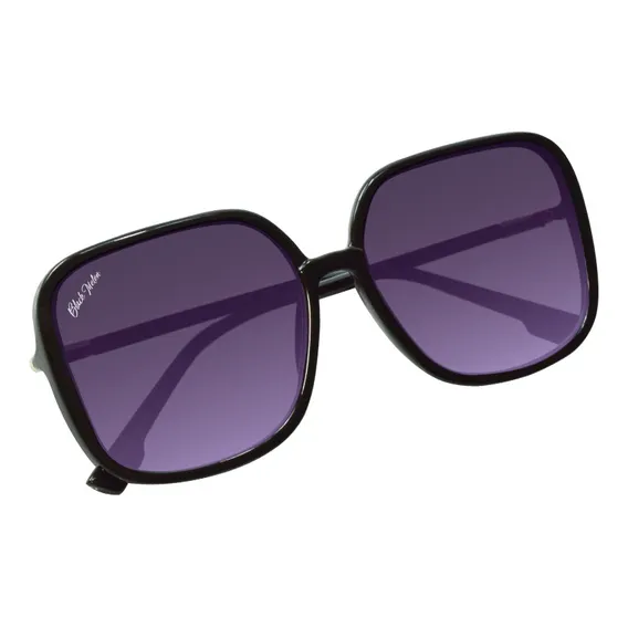 Óculos De Sol Feminino Preto Black Melon Sardenha Cor da lente Escura Desenho Quadrado Foto 1