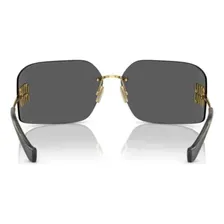 Óculos De Sol Miu Miu Dourado Metal 0mu 54ys5ak5s080 Lente Cinza-escuro Foto mini 3