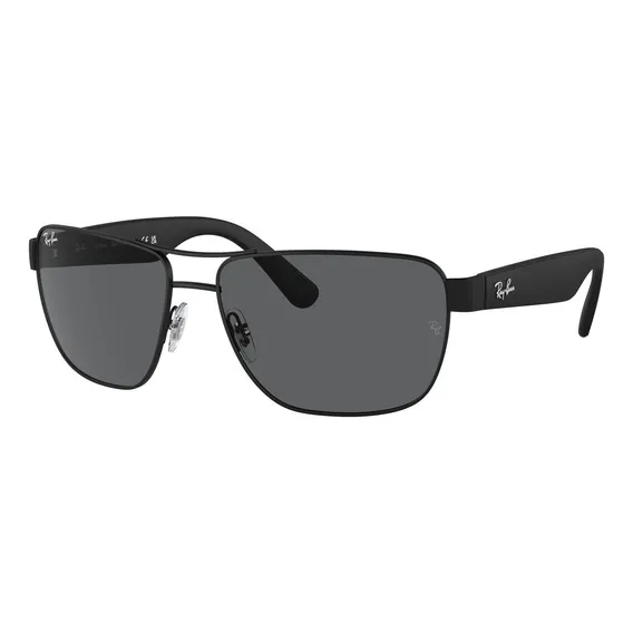 Óculos De Sol Ray-ban 0rb3745l Masculino Retangular Preto Foto 1