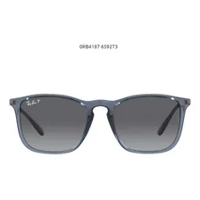 Óculos De Sol Ray-ban Chris Rb4187 6592t3 Lente Cinza Foto mini  2