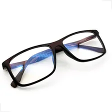 Óculos Descanso Computador Celular Blue Ray Blocker Cor Marrom Tamanho Armação Sem Grau Premium Foto mini 1