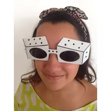Óculos Divertido Dadinhos P/ Festas Brincadeiras E Carnaval Foto  mini 1